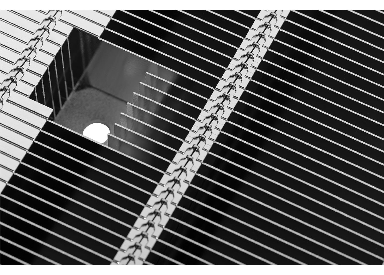 Zipper Fins Heat Sinks