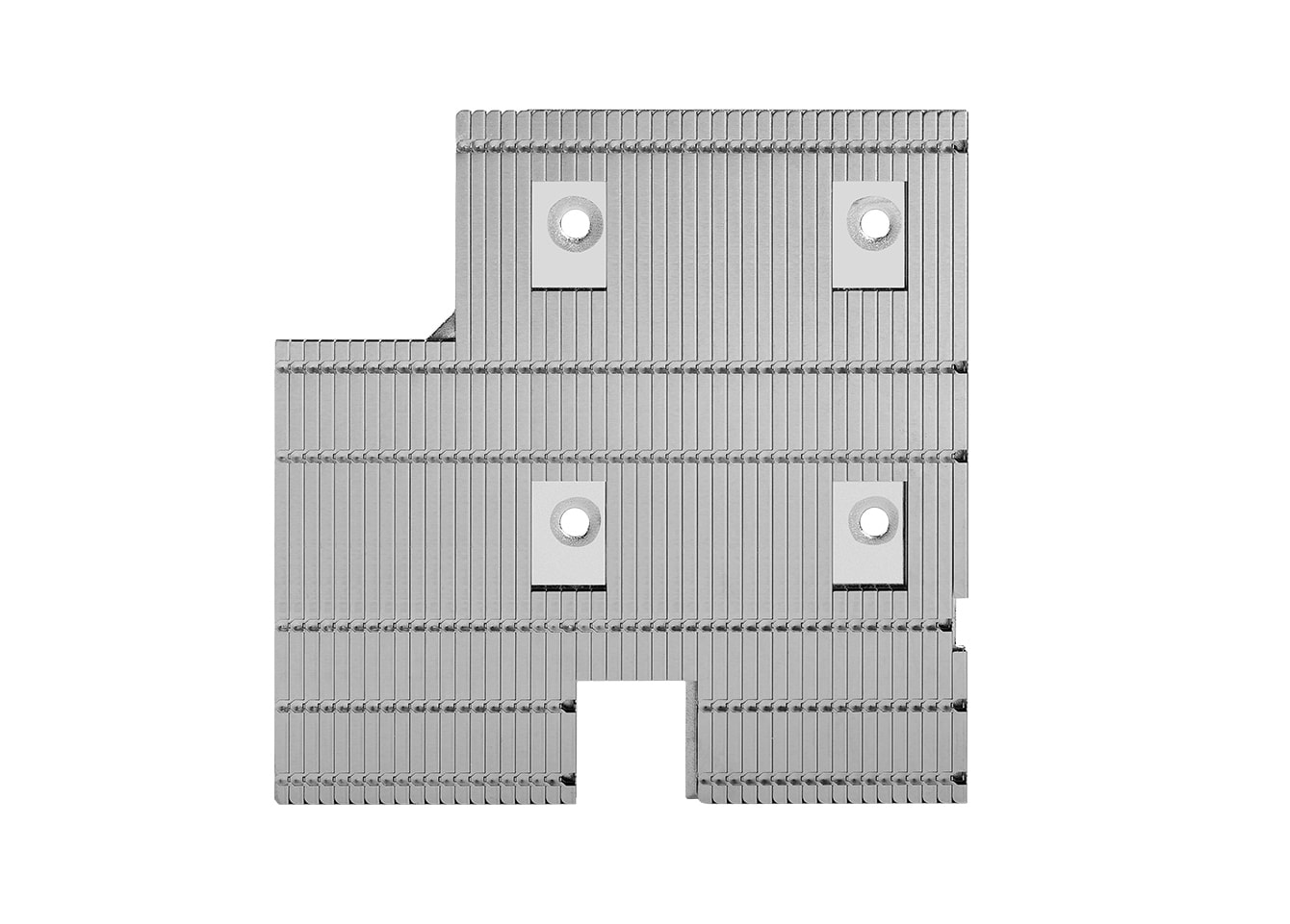 Zipper Fins Heat Sinks