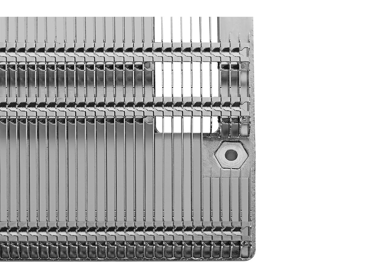 Zipper Fins Heat Sinks